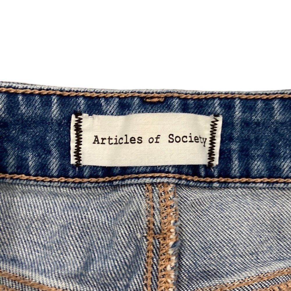 Articles Of Society Kate Hi Rise Straight Crop Granger Size 28 Pre-Owned - Picture 8 of 13